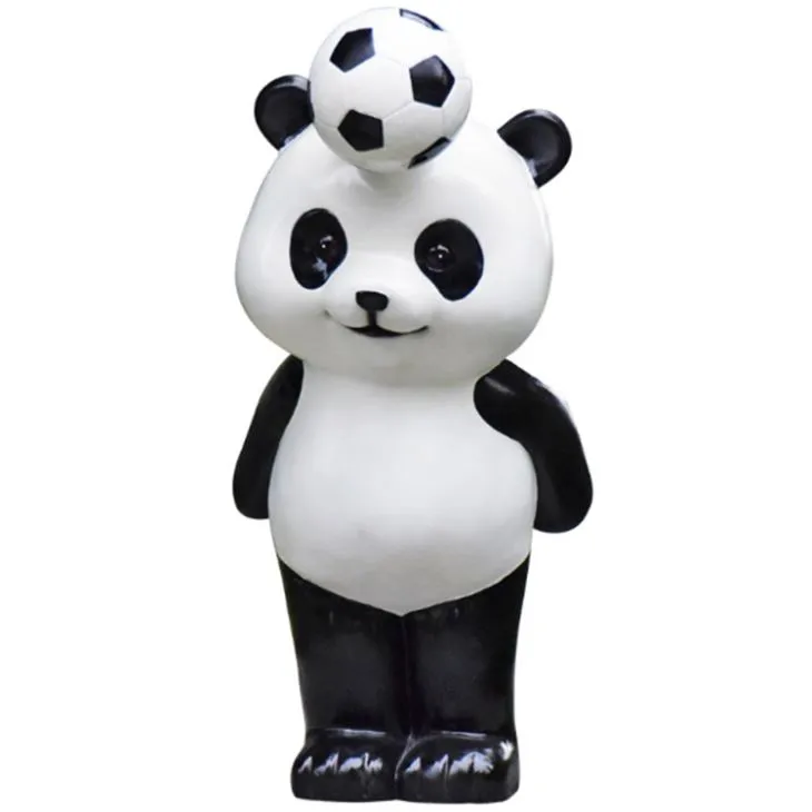 Life SizeLarge Fiberglass Panda Animal Statues