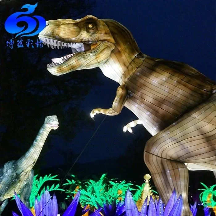 Custom Outdoor Dinosaur Lantern