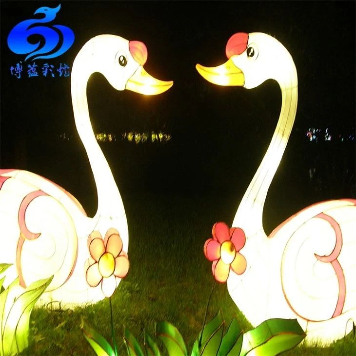 Chinese Swan Lantern Decoration